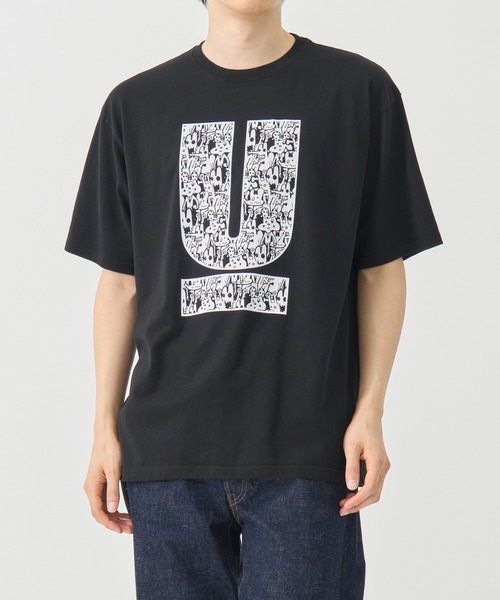 【ヨコさん専用】未使用　黒　UNDERCOVER アンダーカバー TEE UNDERCOVER(アンダーカバー) 半袖カットソーTEE MOON UC RECORDS