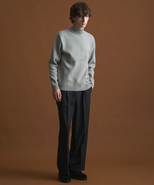 パブリックトウキョウ バウンドウールミラノリブハイネック