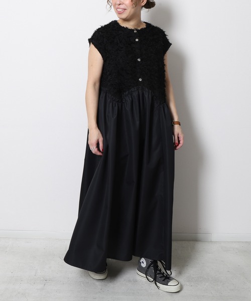 ワンピース Re. Verofonna RE.VEROFONNA | バックロングストライプジャンスカ - Buyee, an