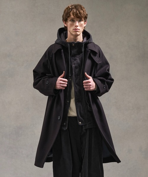 PUBLIC TOKYO | 【2way】Super140s メルトンオーバーサイズバルカラー