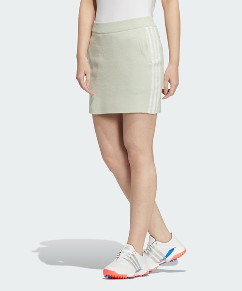 売切れ前に 大人気 adidas スリーストライプス ニットスカート セール】スリーストライプス ニットスカート / アディダス