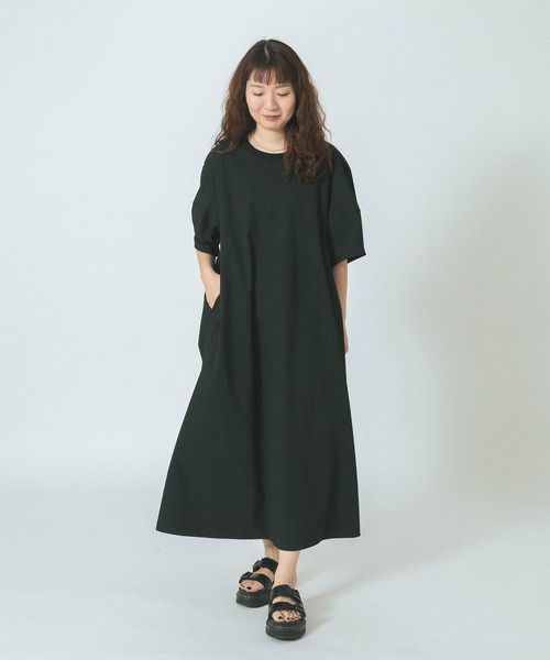 THOUSAND MILE ブラックドレス THOUSAND MILE / SHORT SLEEVE DRESS – NorMo Ayase Garage