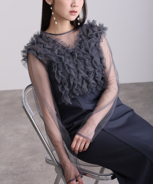 ATLO | 袖あり&ミモレ丈同窓会3点セットセレモニー結婚式フォーマル