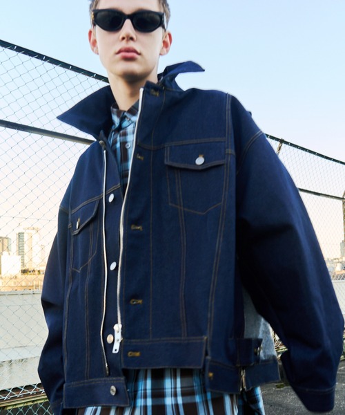 SEESEW | 【UNISEX】OVERSPEC DENIM JACKET/オーバースペックデニムG