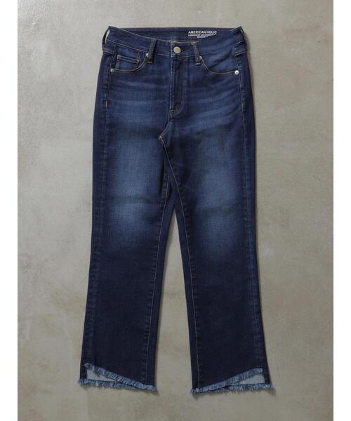 American Holic ブーツカット裾カットオフデニム Buyee An Online Proxy Shopping Service Shop At Zozotown Bot Online