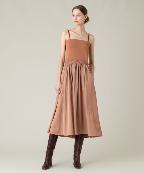 LOULOU WILLOUGHBY | 【LOULOU WILLOUGHBY】ビスチェニットワンピース  