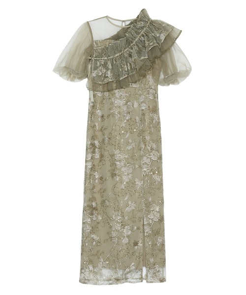 LEJA | 【LEJA】3WAYチュールラッフルフラワースパンコールIライン