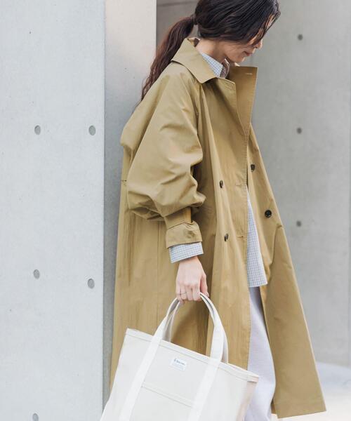 URBAN RESEARCH DOORS | 袖ボリュームスタンドコート - Buyee, an