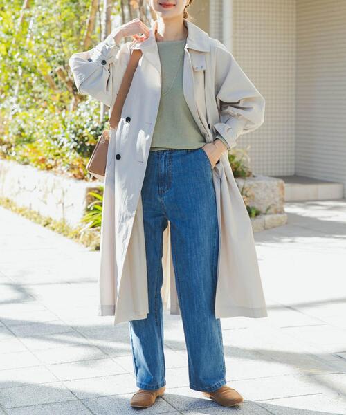 URBAN RESEARCH DOORS | 袖ボリュームスタンドコート - Buyee, an