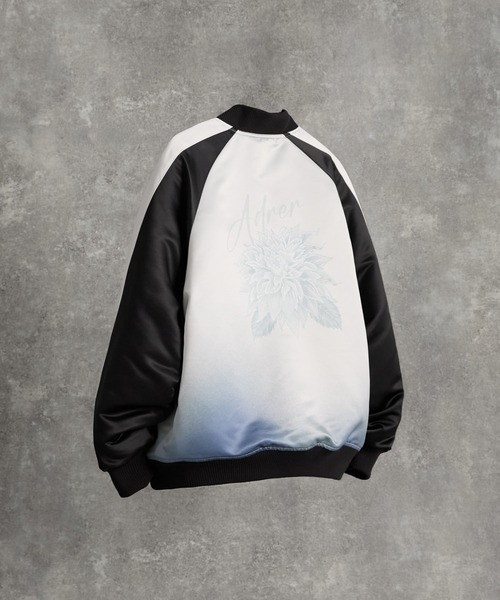 ADRER | premium reversible suka jumper -wolf/flower- / プレミアム