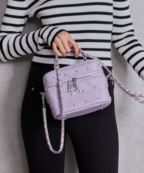 GYDA | 【ZOZO限定！！】ラインストーンキルティングBAG - Buyee, an