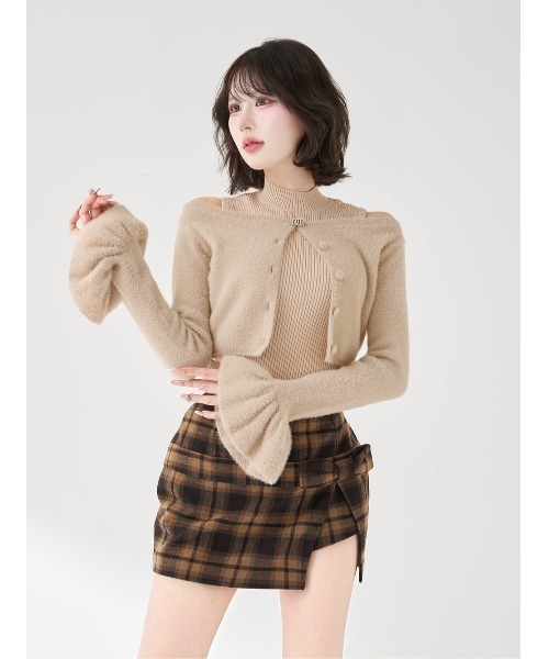 Darich アンサンブルシャギーニットトップス GRY FREE Darich アンサンブルシャギーニットトップス GRY FREE