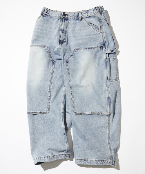 ノーティカ NAUTICA デニム ダブルニー ペインターパンツ セール】NAUTICA/ノーティカ Crushed Double Knee Denim Pants