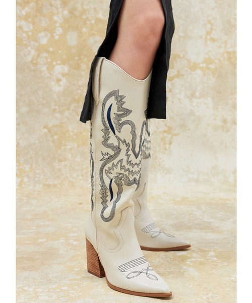 靴 ALEXIA STAM Western Long Boots ALEXIA STAM | Western Long Boots /ウエスタンロングブーツ