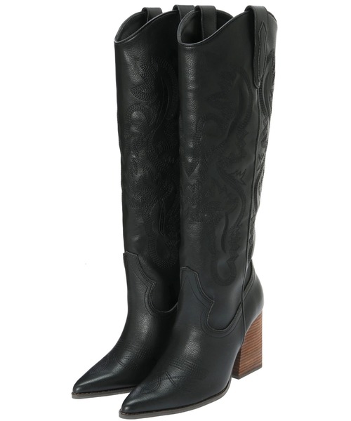靴 ALEXIA STAM Western Long Boots ALEXIA STAM | Western Long Boots /ウエスタンロングブーツ