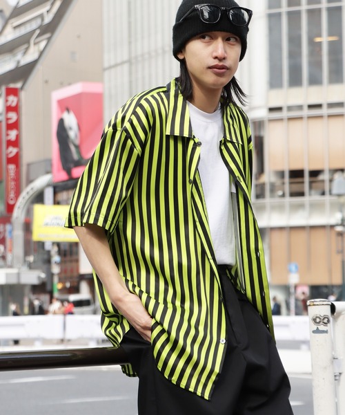 TEKLAx STUSSY コラボ 長袖シャツ ストライプ ストリート セット stussy TEKLA ストライプ長袖シャツ アイボリー - メルカリ