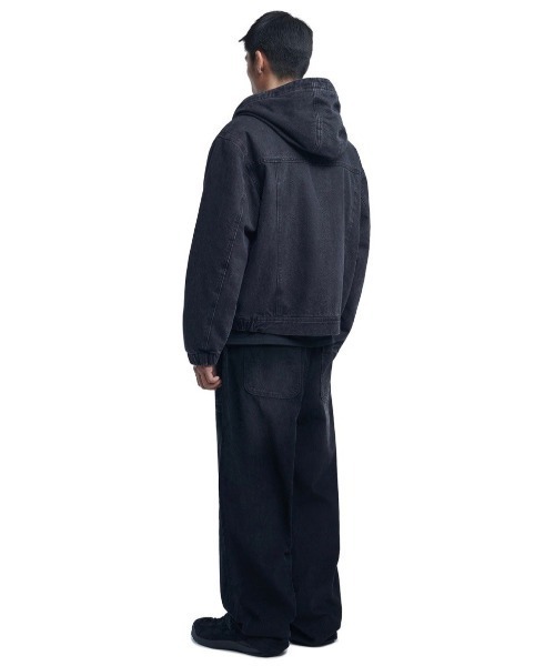 韓国発!【NOMANUAL】 COWICHAN HOODED ZIP-UP MUSINSA | NOMANUAL COWICHAN HOODED ZIP-UP - BLACK