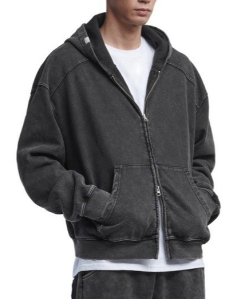 NOMANUAL | 【NOMANUAL】M.L HOODED ZIP-UP - Buyee, an Online