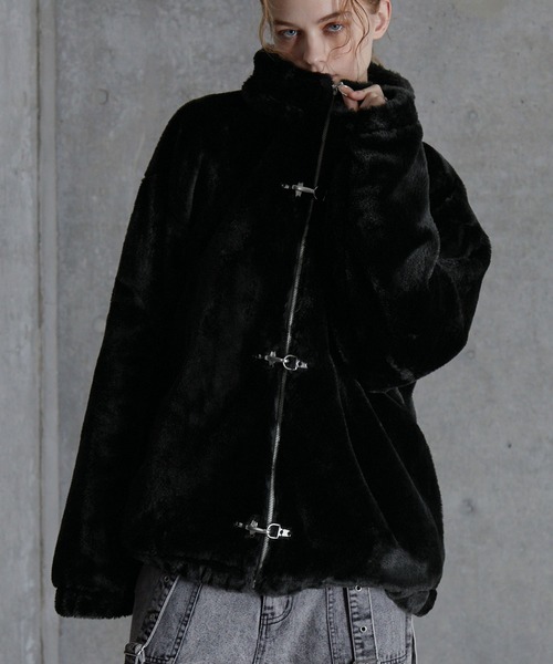 SERACE | 【SERACE】2way fireman volume fur blouson / 2way