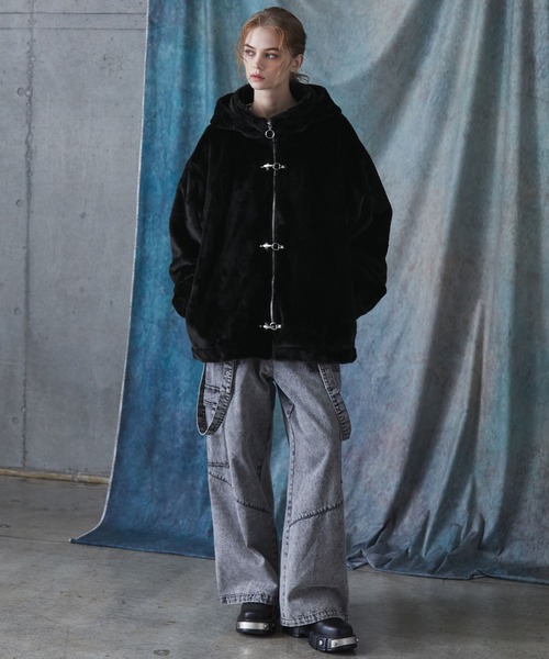 SERACE | 【SERACE】2way fireman volume fur blouson / 2way
