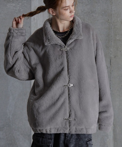 SERACE | 【SERACE】2way fireman volume fur blouson / 2way