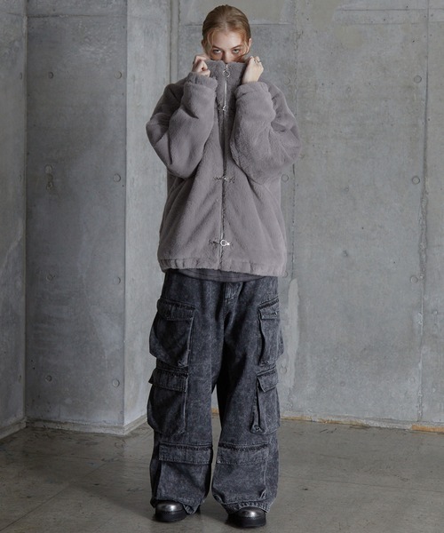 SERACE | 【SERACE】2way fireman volume fur blouson / 2way