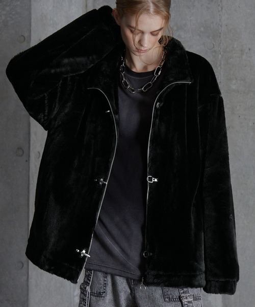 SERACE | 【SERACE】2way fireman volume fur blouson / 2way