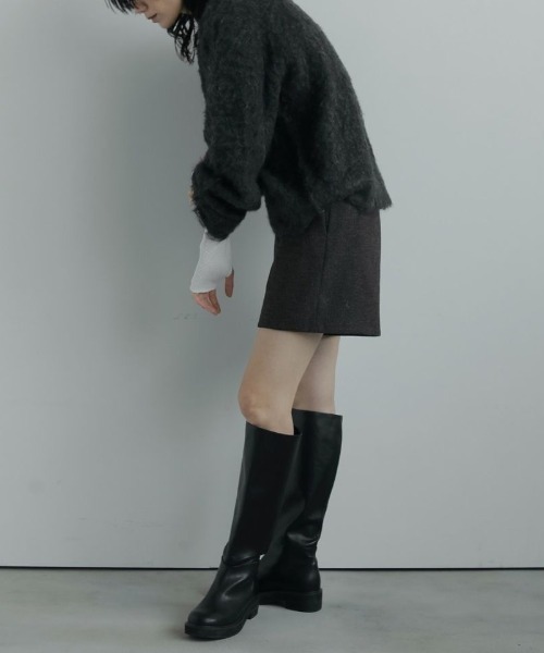 ANUKE | 【anuke/アンヌーク】Eco leather Long Boots/エコレザー