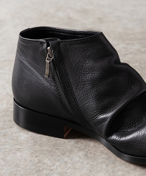 PADRONE | 【PADRONE パドローネ 】SHORT SIDE ZIP BOOTS / サイド