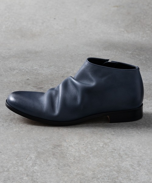 PADRONE | 【PADRONE パドローネ 】SHORT SIDE ZIP BOOTS / サイド