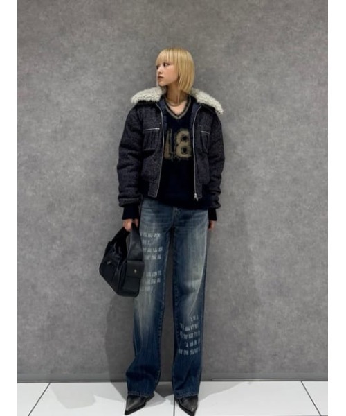 LAGUA GEM | TWEED LIKE BOA ブルゾン - Buyee, an Online Proxy