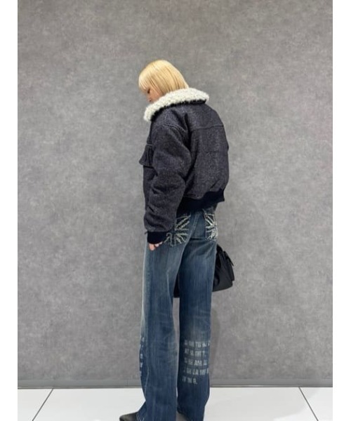 LAGUA GEM | TWEED LIKE BOA ブルゾン - Buyee, an Online Proxy