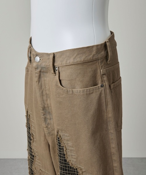 GRANCY | 【GRANCY】Stitch Patch Half Denim Pants / ステッチパッチ