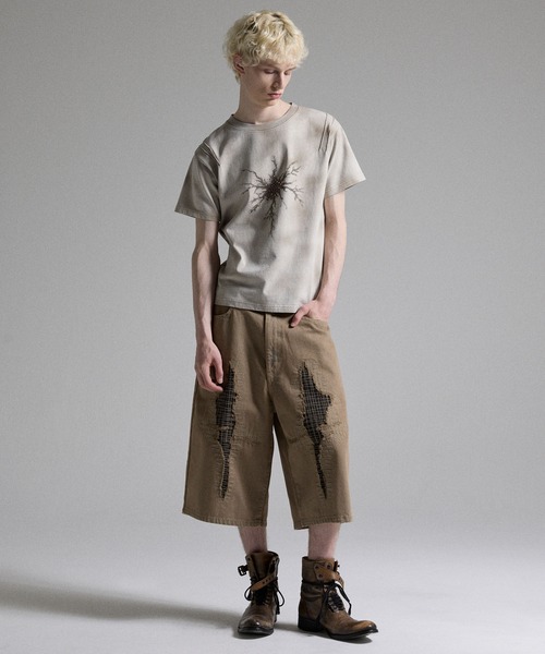 GRANCY | 【GRANCY】Stitch Patch Half Denim Pants / ステッチパッチ