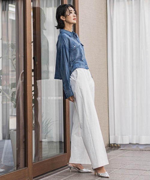 ラエフ] 大きいサイズ”暖かさも洒落感も”裏起毛デニム LA.F… | 【WEB限定】