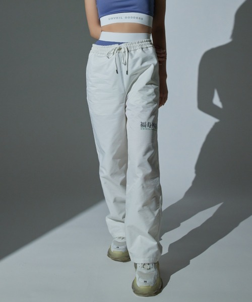 Logo-Sweat-Pants 愛くるしい 福寿外貌