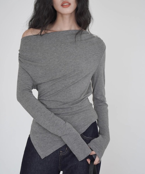 EIGHTHMONTH | レイヤードヘンリーネックトップス EM25a035