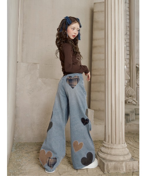 DARICH | ランダムハートパッチワークデニムパンツ - Buyee, an Online