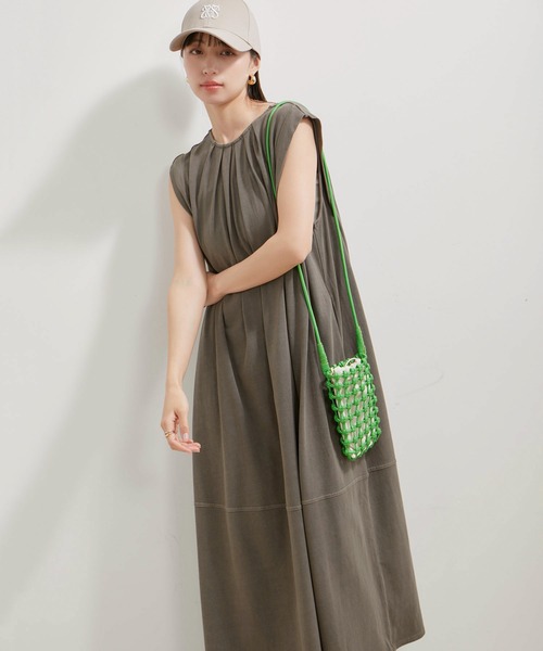 one shoulder 2way twill willfully ワンピース（ETOLL. | ジャガード  