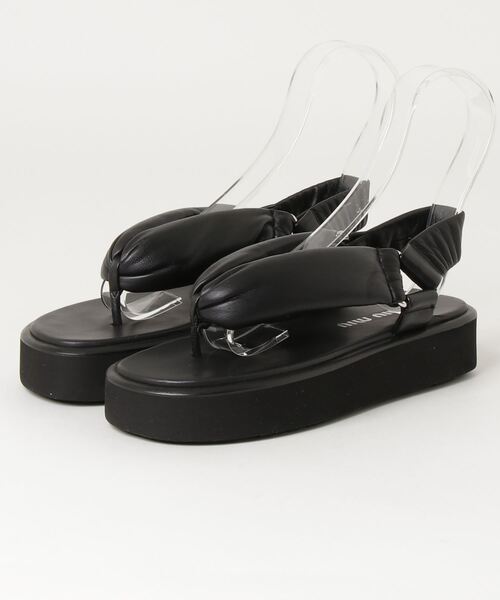 Philosophy di A FERRETI ブラウン　サンダル イタリアンシューメーカーズ ITALIAN SHOEMAKERS 厚底ミュール
