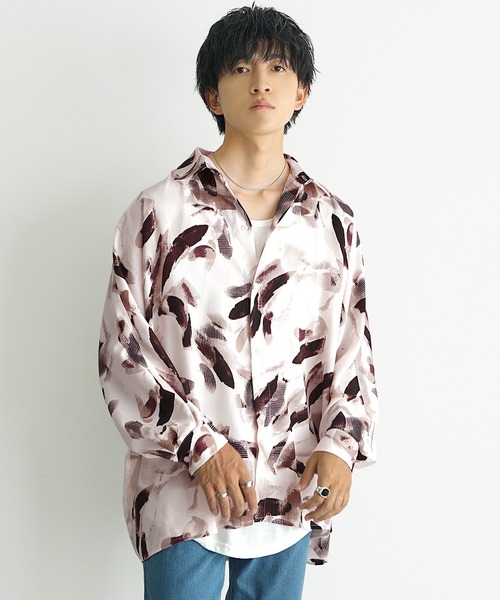 MINORITY | 【MinoriTY】 ニュアンス花柄ドルマンシャツ ドルマン