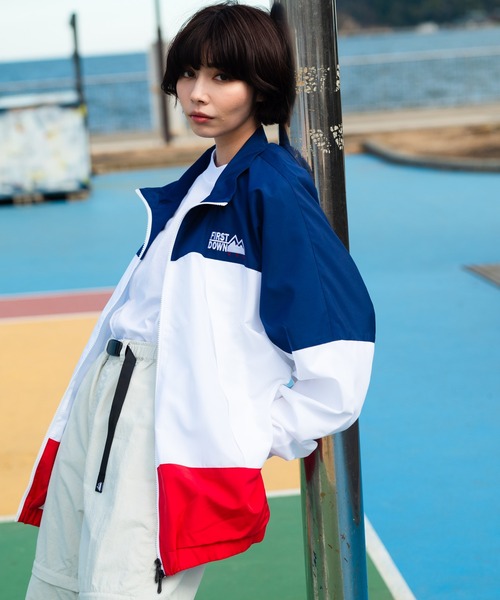 Lサイズ kaoyorinakami panel blouson ダウン 新品 （FIRST DOWN 