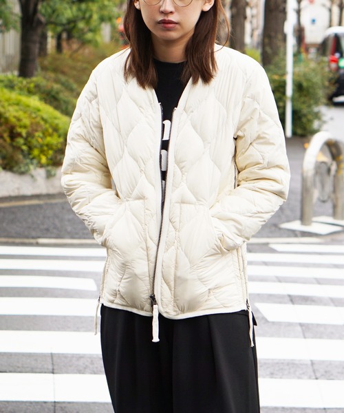 TAION | TAION / タイオン MILITARY V-NECK W-ZIP JACKET (TAION 