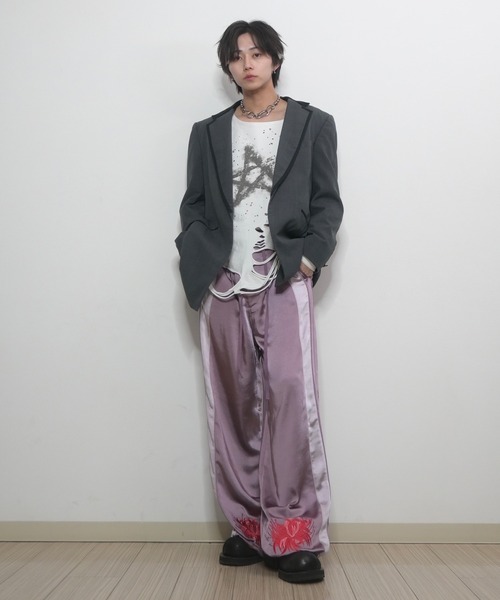 【GRANCY】彼岸花スカパンツ GRANCY】Redspiderlily Ska Ska Pants /彼岸花スカパンツ