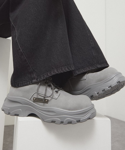 ALFRED ALEX | 【Alfred Alex】Chunky Metal Plate Shoes/ハイソール 