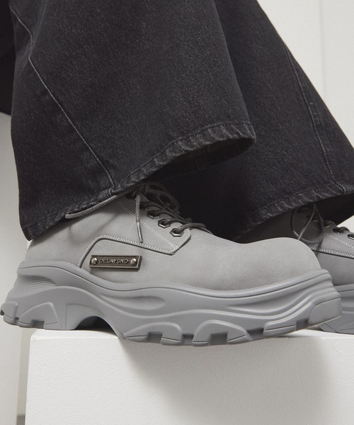 ALFRED ALEX | 【Alfred Alex】Chunky Metal Plate Shoes/ハイソール