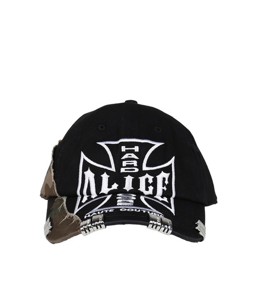 ALICE HOLLYWOOD | NUBIAN x ALICE CAMO SPLIT MOTO COUTURE CAP