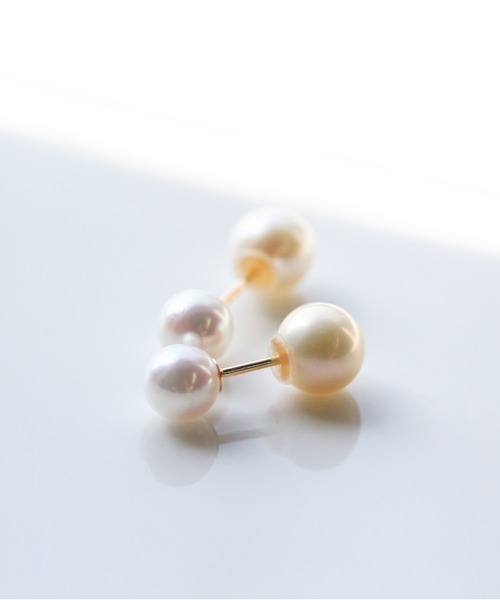 CUI-CUI | アコヤパール ピアス | K18 〈パールキャッチ〉 - Buyee, an 