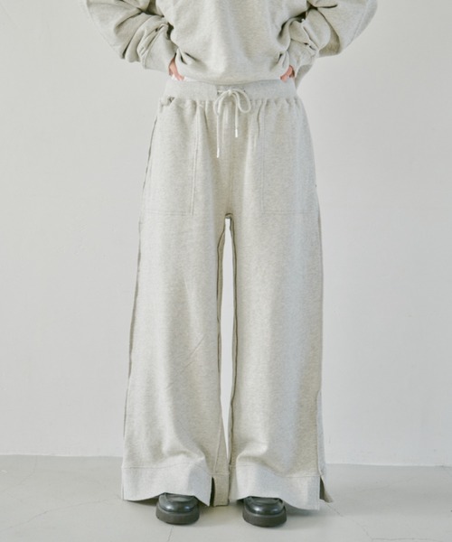 パンツ Camphor wood 2tuck super baggy slacks Camphor wood スラックス 2tuck super baggy slacks / 2タック