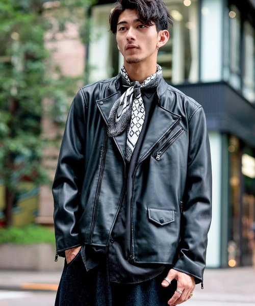 Casper John 革ジャン　ライダース　美品 Casper John 革ジャンライダース美品